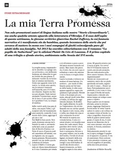 La nouvelle de Rachel Zufferey dans le Corriere del Ticini.