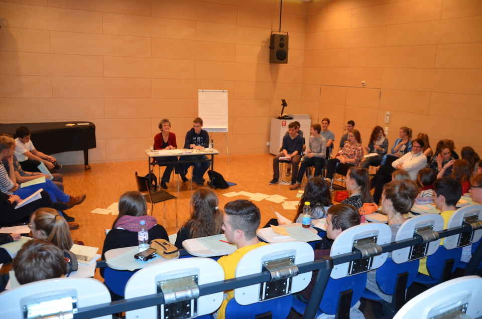 Cornélia de Preux et Hendrik Rogner à Stans. [Ursula Eberhard]