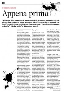 Corriere Del Ticino 14.01.2016- Appena prima-1